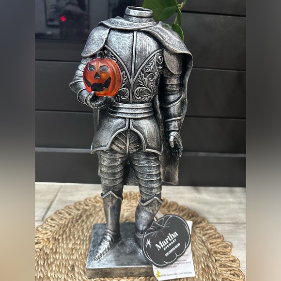 Martha Stewart Headless Horseman Soldier Halloween Figure Light Up Statue - Picture 2 of 6